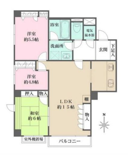 イトーピア信濃町マンション　302号室　間取り