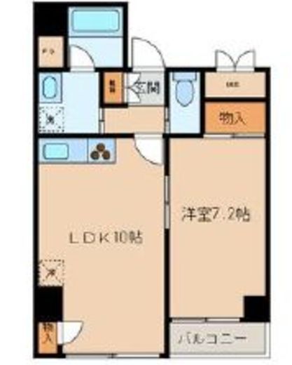 ARTERE東日本橋　601号室　間取り