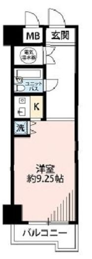 グランドメゾン三田　205号室　間取り