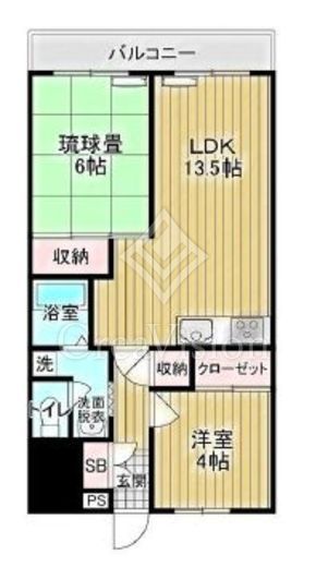 飯田橋第二パークファミリア　502号室　間取り