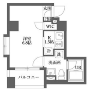 ムーブメンツ西早稲田　204号室　間取り