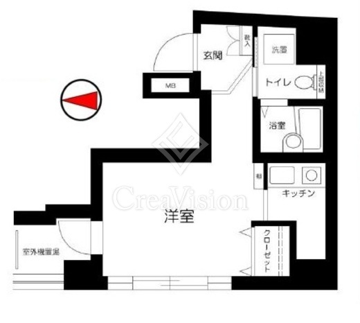ソリテア四谷荒木町　703号室　間取り