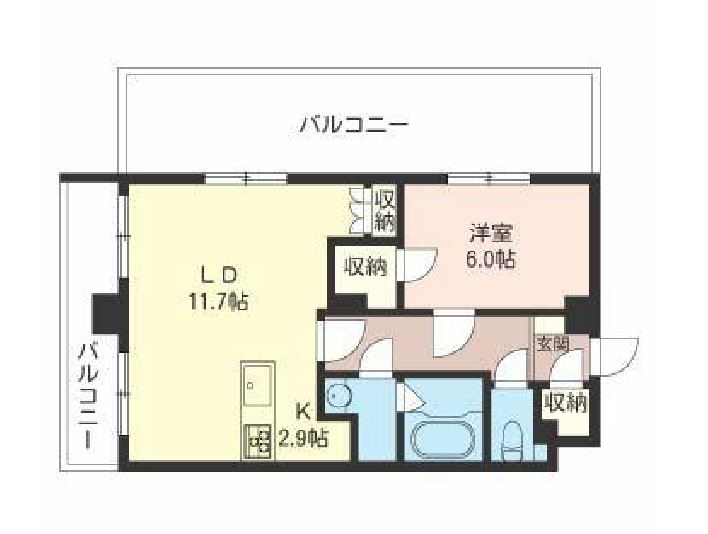 エスティメゾン目黒　502号室　間取り