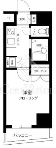 スカイコート九段下　202号室　間取り