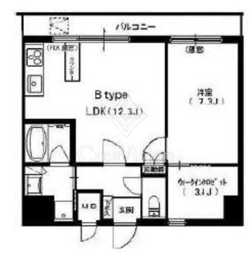 ヒルクレスト御茶ノ水　902号室　間取り