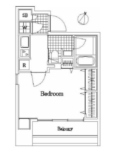 ブライズ神田　203号室　間取り