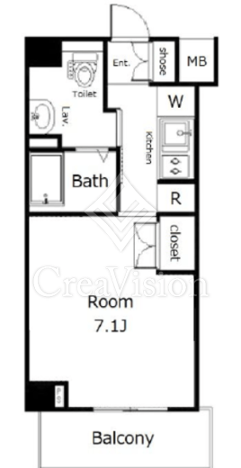 ガーラ渋谷常磐松　503号室　間取り