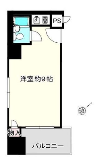 ライオンズマンション南青山シドニービル　801号室　間取り