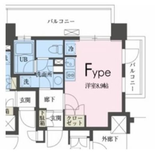 ガレリア東新宿　501号室　間取り