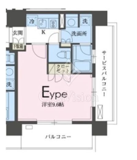 ガレリア東新宿　506号室　間取り
