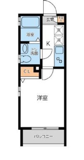 CITY SPIRE西新宿 (シティスパイア西新宿)　101号室　間取り