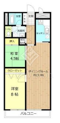 ソフトタウン原宿　402号室　間取り