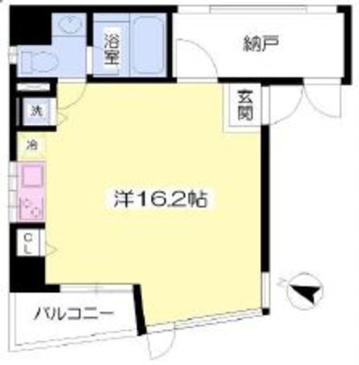 広尾ZERO　902号室　間取り