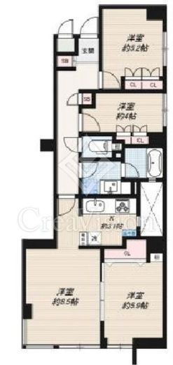 インプルーブ西早稲田　404号室　間取り
