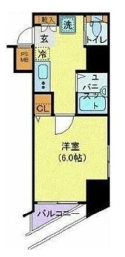 アーバイル東京NEST　301号室　間取り