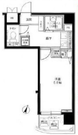 メインステージ西麻布Ⅱ　704号室　間取り