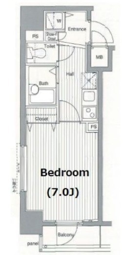 ガラ・グランディ日本橋　917号室　間取り