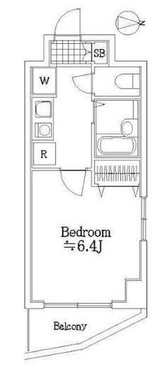 メインステージ南麻布　501号室　間取り