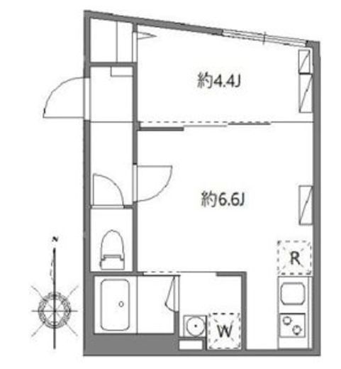 ソラシアレジデンス早稲田　302号室　間取り