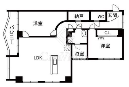 ドミール五番町　2-094号室　間取り