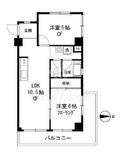秀和麻布笄町レジデンス　301号室　間取り