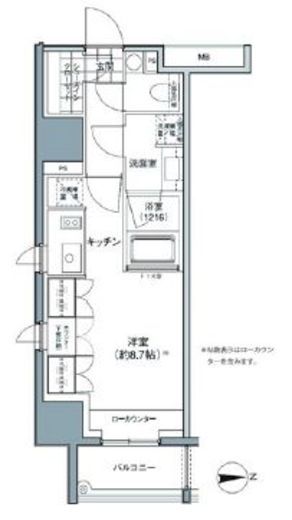 パークハビオ東中野　304号室　間取り