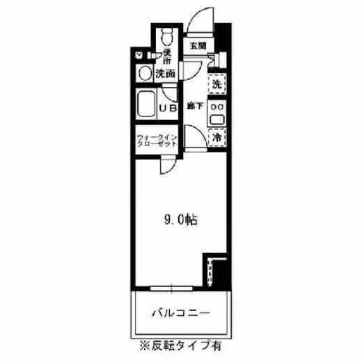 レジディア杉並方南町　303号室　間取り