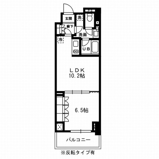 レジディア杉並方南町　428号室　間取り