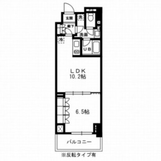レジディア杉並方南町　519号室　間取り