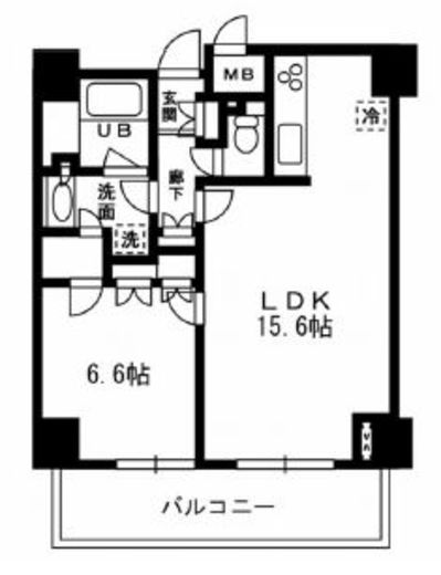 レジディア杉並方南町　706号室　間取り