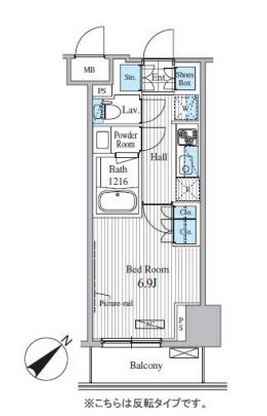 セリオ落合東中野　304号室　間取り