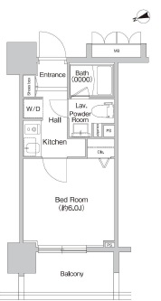 プライムアーバン神楽坂　603号室　間取り