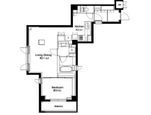 コンフォリア中野　407号室　間取り