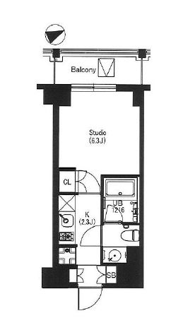 エスティメゾン中野　402号室　間取り