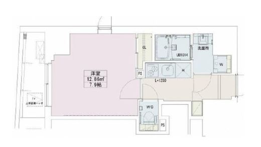 中野レジデンス壱番館　501号室　間取り