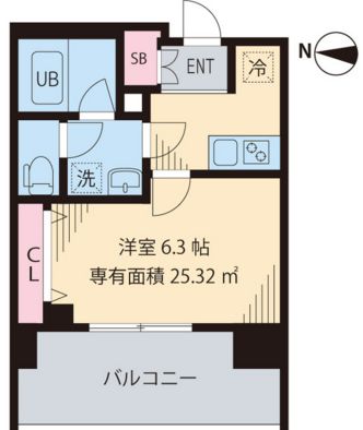 クレストヒル桃ヶ丘　501号室　間取り
