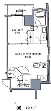 レジディア荻窪Ⅲ　404号室　間取り