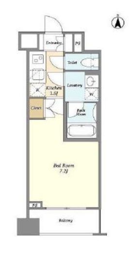 ラクラス新中野　202号室　間取り