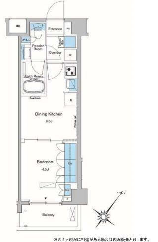 ルフォンプログレ中野富士見町　309号室　間取り