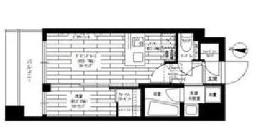 アジールコフレ中野坂上　206号室　間取り