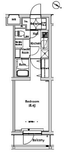 カーサスプレンディッド新中野　311号室　間取り