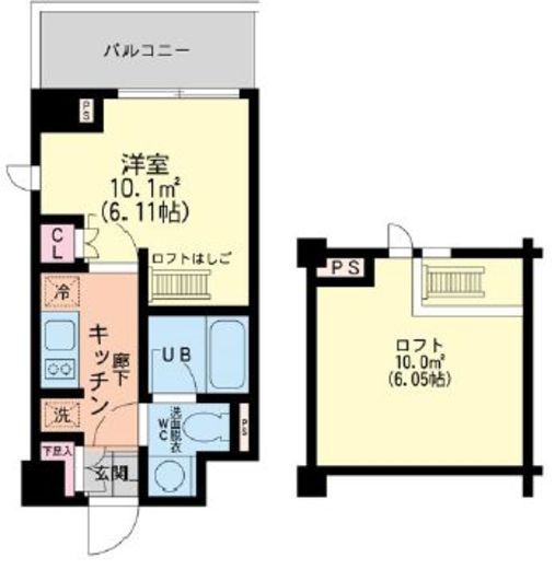 エスティメゾン新中野　409号室　間取り