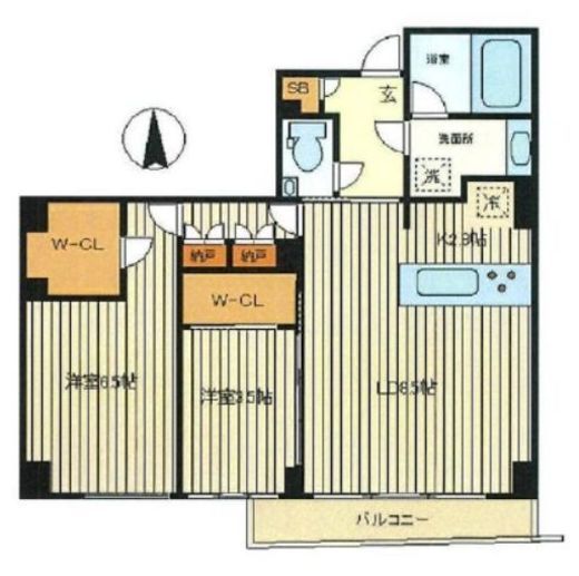 ピアース中野坂上　403号室　間取り