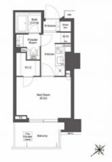 コンフォリア新中野　403号室　間取り