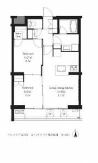 フレンシア高円寺　305号室　間取り