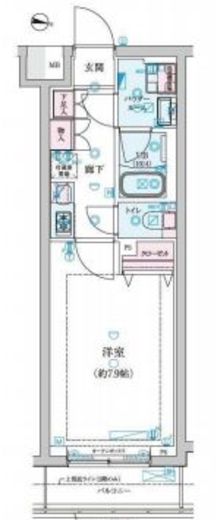 ジェノヴィア新中野スカイガーデン　302号室　間取り
