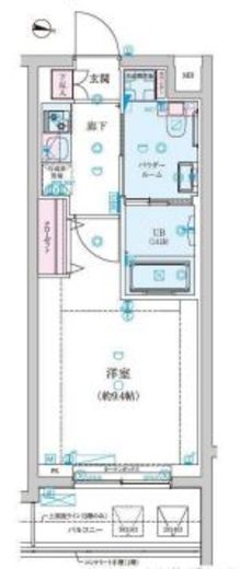 ジェノヴィア新中野スカイガーデン　303号室　間取り