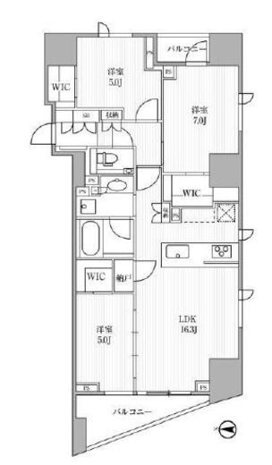 ディームス方南町　205号室　間取り