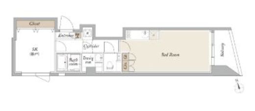 OZIO西荻窪　406号室　間取り