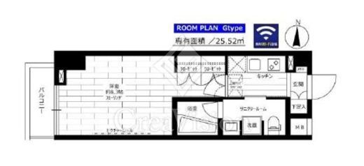 ステージグランデ新中野アジールコート　410号室　間取り